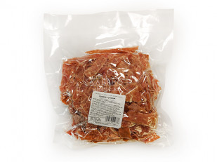 Кнуты  Салями Томатис 50 гр: Курица вяленая (строганина)