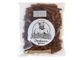 Сухарики с беконом: Деревенские гренки с аджикой