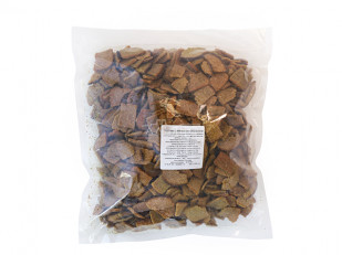 Сухарики с беконом: Гренки черные со вкусом сметаны и лука