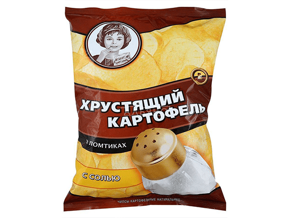Картофельные чипсы "Девочка" 160 гр. в Клину