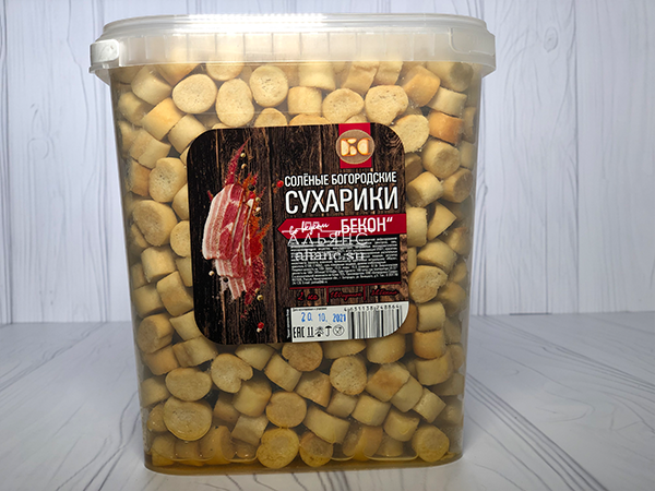 Сухарики с беконом в Клину
