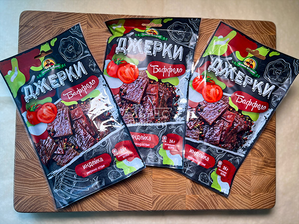 Джерки из индейки "Баффало" 45 гр. в Клину