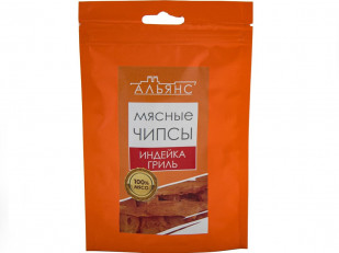 Колбаски МИНИ с сыром с/к (100 гр): Мясо (АЛЬЯНС) вяленое индейка 