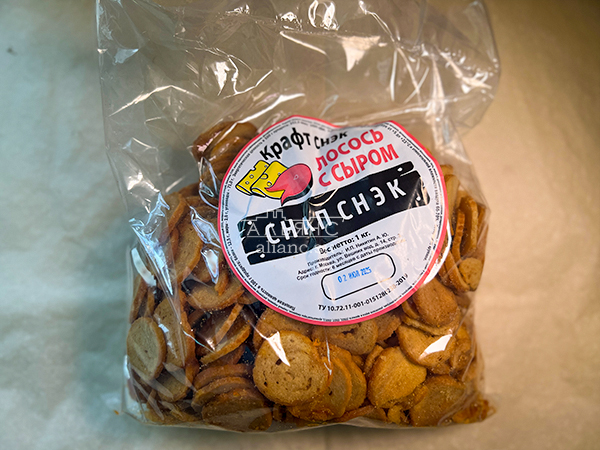 Снапсы ПШЕНИЧНЫЕ "Лосось с сыром" в Клину