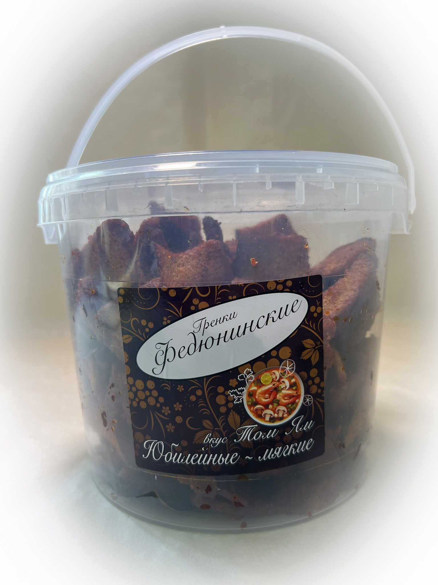 Гренки "ФЕДЮНИНСКИЕ" "Том ям" (ведро 900 гр.) в Клину