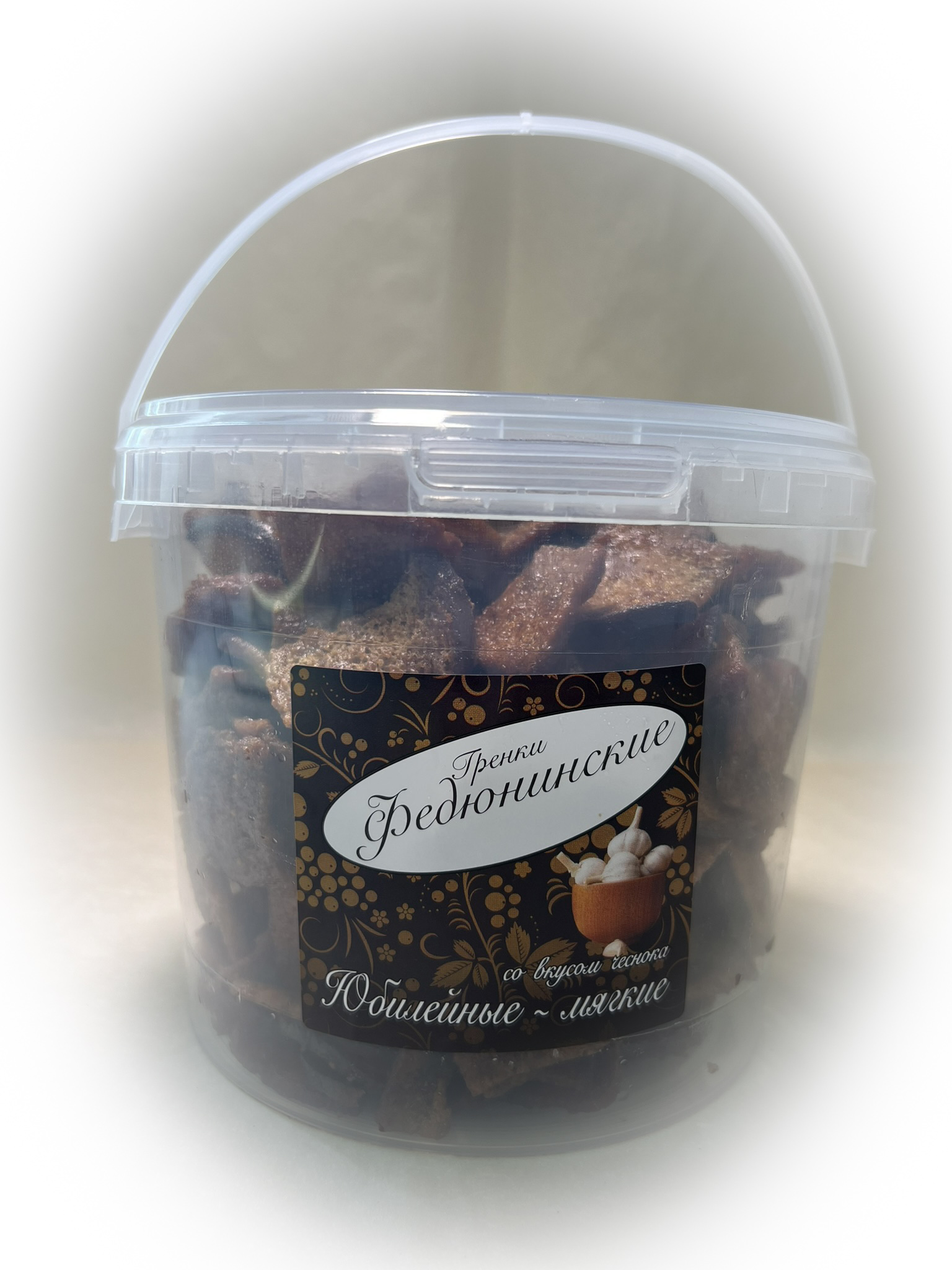 Гренки "ФЕДЮНИНСКИЕ" "Чеснок" (ведро 900 гр.) в Клину