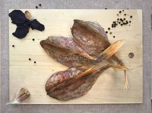 Курица вяленая (строганина): Окунь морской вяленый