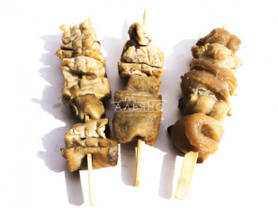 Горбуша боковина х/к (юкола): Шашлычок из щуки холодного копчения