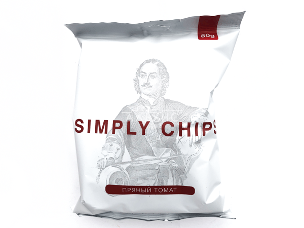 Картофельные чипсы "Simple chips" Пряный томат 80 гр. в Клину